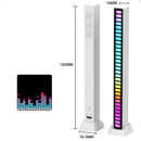 Barra de Led Rítmica RGB Sensor de Som Gamer Decorativo Adequado para lazer,esportes,carro e outros multiusos -C9