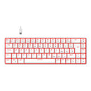 Teclado Mecânico Gamer Hyrax, 65%, Thunder Pro, Switch Huano, Led Vermelho - ABNT2