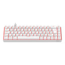 Teclado Mecânico Gamer Hyrax, 65%, Thunder Pro, Switch Huano, Led Vermelho - ABNT2